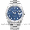 Montre Unisexe Rolex Oyster Perpetual Date Mouvement Automatique Cadran Bleu 15210 Boîtier 34 MM