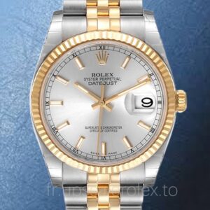 Rolex Datejust Pour des hommes 116233SSJ Argenté Bracelet Automatique