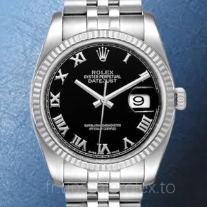 Rolex Datejust Pour des hommes 116234BKRJ Automatique Cadran Noir