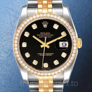 Rolex Datejust Pour des hommes 116243BKDJ 36mm Automatique