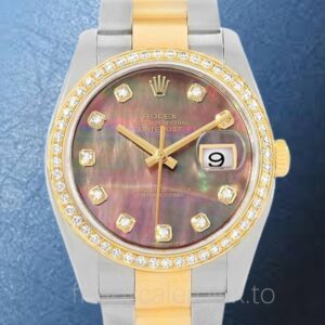 Rolex Datejust Pour des hommes 116243BKMDO Automatique Nacre