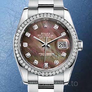 Rolex Datejust 116244BKMDO Pour des hommes Oysterlock Automatique