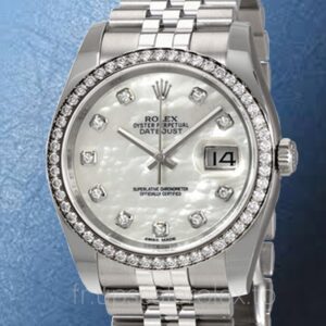 Rolex Datejust 116244MDJ Pour des hommes 36mm Nacre Bracelet