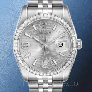 Rolex Datejust Pour des hommes 116244SWDAJ Bracelet Argenté