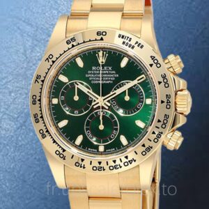 Rolex Daytona Pour des hommes 116508GRSO Cadran vert Or jaune Automatique