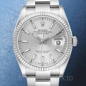 Rolex Datejust Pour des hommes 126234SSO 36mm Oysterlock Cadran Argent