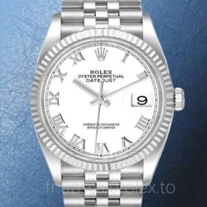 Rolex Datejust Pour des hommes 126234WRJ Automatique Cadran Blanc