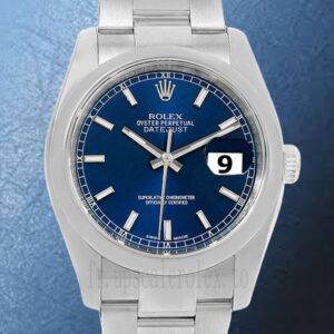 Rolex Datejust 36mm Pour des hommes 116200BLSO Automatique