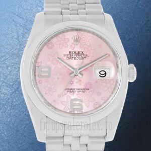 Rolex Datejust 36mm Pour des hommes 116200PFAJ Automatique Bracelet Jubilé
