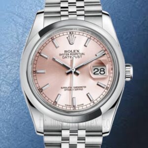 Rolex Datejust 116200PSJ Pour des hommes 36mm Regardez Argenté