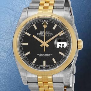 Rolex Datejust 116203BKSJ Pour des hommes 36mm Automatique