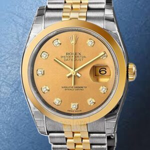 Rolex Datejust 36mm 116203CDJ Pour des hommes Argenté