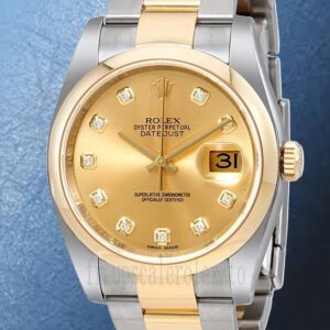 Rolex Datejust 116203CDO 36mm Pour des hommes Bracelet Huître