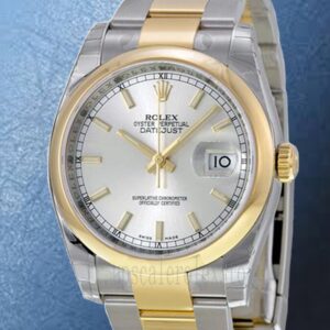 Rolex Datejust 36mm Pour des hommes 116203SSO Bracelet Huître