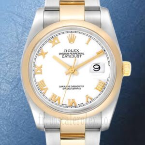 Rolex Datejust 116203-0135 36mm Pour des hommes Regardez Bracelet Huître