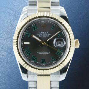 Rolex Datejust 36mm 116233GYRO Pour des hommes Cadran de Wimbledon
