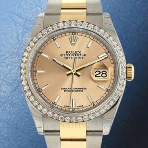 Rolex Datejust Pour des hommes 36mm 116243CSO Argenté