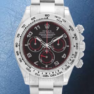 Rolex Daytona 40mm Pour des hommes 116509-78599 Cadran noir Argenté