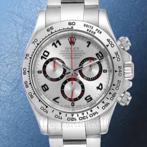 Rolex Daytona 40mm Pour des hommes 116509SAO Regardez Cadran argenté