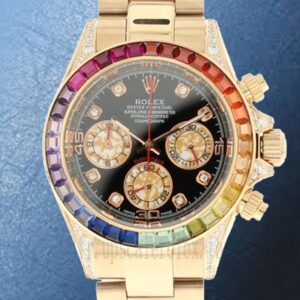 Rolex Daytona Pour des hommes 40mm 116598RBOW Ton d'or
