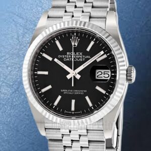 Rolex Datejust m126200-0003 Pour des hommes 36mm Automatique Argenté