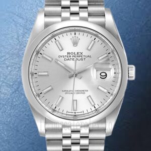 Rolex Datejust 36mm Pour des hommes m126200-0001 Cadran argenté