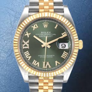 Rolex Datejust Pour des hommes m126233-0025 36mm Cadran vert