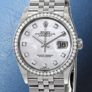 Rolex Datejust Dames m126284rbr-0011 36mm Cadran en nacre Bracelet Jubilé