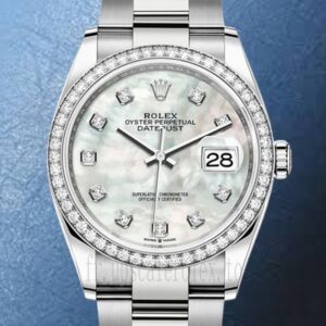 Rolex Datejust 36mm Dames m126284rbr-0012 Regardez