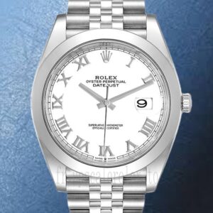 Rolex Datejust m126300-0016 41mm Pour des hommes Argenté