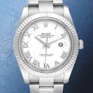 Rolex Datejust Pour des hommes 41mm 126334WRO Argenté