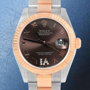 Rolex Datejust Unisexe 31mm 178271 Bracelet Huître Cadran Chocolat