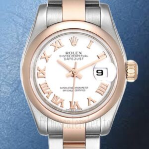 Rolex Datejust 26mm Dames 179161 Cadran blanc Bracelet Huître