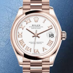 Rolex Datejust 31mm m278245-0018 Dames Président Bracelet Doré rose