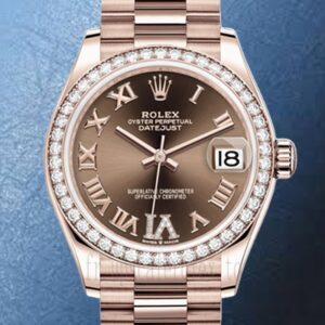 Rolex Datejust m278285rbr-0016 31mm Dames Automatique Doré rose