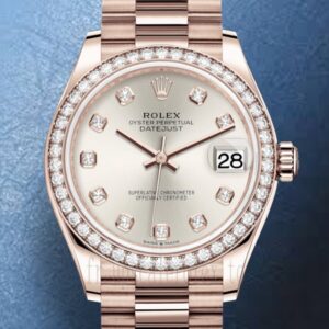 Rolex Datejust 31mm m278285rbr-0030 Dames Doré rose Président Bracelet