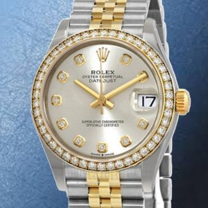 Rolex Datejust 31mm Dames m278383rbr-0020 Cadran argenté Argenté