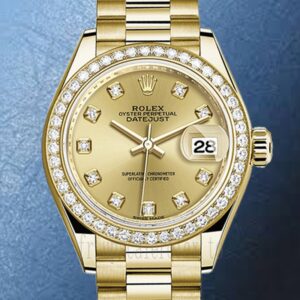 Rolex Datejust Dames 28mm m279138rbr-0023 Ton d'or