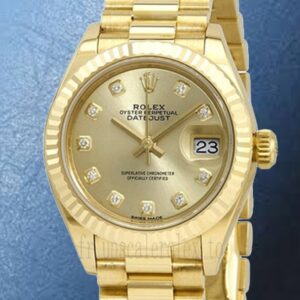 Rolex Datejust Dames m279178-0017 28mm Cadran Champagne