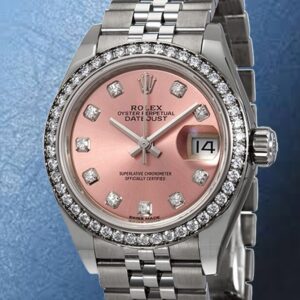 Rolex Datejust m279384rbr-0003 Dames 28mm Bracelet Jubilé Cadran rose