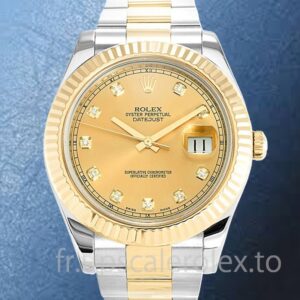 Rolex Datejust 116333-72213 Pour Des Hommes 36mm Cadran Champagne