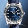 Rolex Day-Date Pour Des Hommes 118139-L 36mm Argenté Bracelet En Cuir