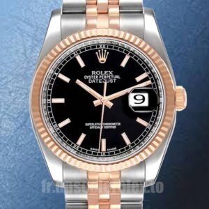 Rolex Datejust 36mm Pour des hommes 116231 Cadran noir Regardez