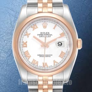 Rolex Datejust 116201-63601 36mm Pour des hommes Automatique Argenté