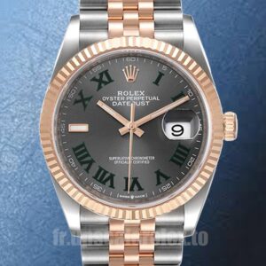 Rolex Datejust 36mm m126231-0029 Pour des hommes Cadran gris Argenté
