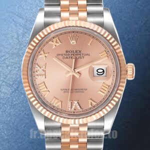 Rolex Datejust m126231-0027 36mm Pour des hommes Regardez Argenté