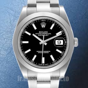 Rolex Datejust m126300-0011 41mm Pour des hommes Cadran noir