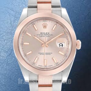 Rolex Datejust m126301-0009 Pour des hommes 41mm Bracelet Huître Argenté