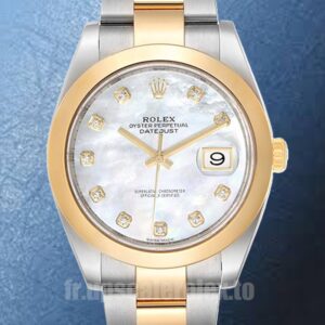 Rolex Datejust 41mm m126303-0017 Pour des hommes Argenté