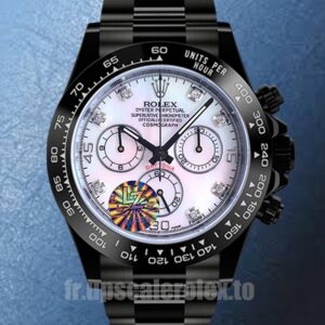 Rolex Daytona 40mm Pour des hommes 116500 Ton noir